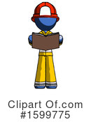 Blue Design Mascot Clipart #1599775 by Leo Blanchette