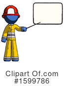 Blue Design Mascot Clipart #1599786 by Leo Blanchette