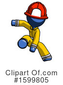 Blue Design Mascot Clipart #1599805 by Leo Blanchette