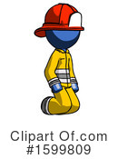 Blue Design Mascot Clipart #1599809 by Leo Blanchette