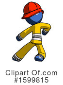 Blue Design Mascot Clipart #1599815 by Leo Blanchette