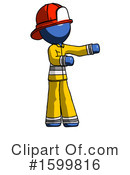 Blue Design Mascot Clipart #1599816 by Leo Blanchette