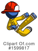 Blue Design Mascot Clipart #1599817 by Leo Blanchette