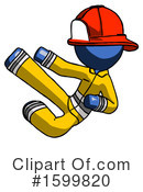 Blue Design Mascot Clipart #1599820 by Leo Blanchette