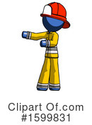 Blue Design Mascot Clipart #1599831 by Leo Blanchette