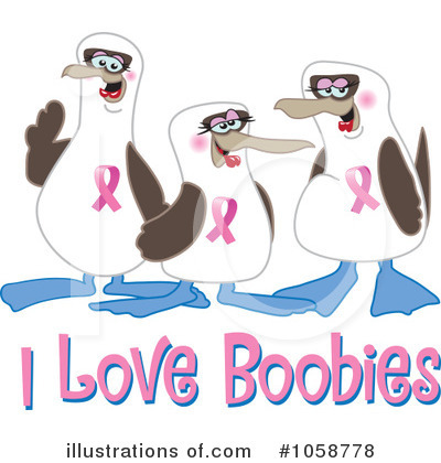 Blue Footed Boobie Clipart #1058778 by Mascot Junction