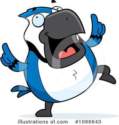Royalty-Free (RF) Blue Jay Clipart Illustration by Cory Thoman - Stock Sample #1066643