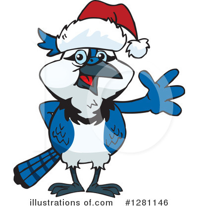 Blue Jay Clipart #1281146 by Dennis Holmes Designs