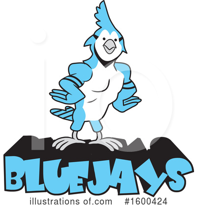 Royalty-Free (RF) Blue Jay Clipart Illustration by Johnny Sajem - Stock Sample #1600424