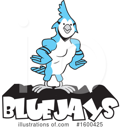 Blue Jay Clipart #1600425 by Johnny Sajem