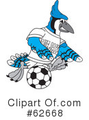 Blue Jay Mascot Clipart #62668 by Mascot Junction