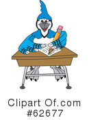 Blue Jay Mascot Clipart #62677 by Mascot Junction
