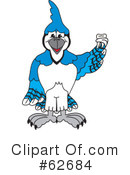 Blue Jay Mascot Clipart #62684 by Mascot Junction