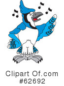 Blue Jay Mascot Clipart #62692 by Mascot Junction