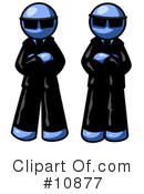Blue Man Clipart #10877 by Leo Blanchette