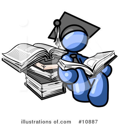 Graduate Clipart #10887 by Leo Blanchette