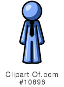 Blue Man Clipart #10896 by Leo Blanchette