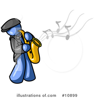 Saxophone Clipart #10899 by Leo Blanchette