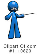 Blue Man Clipart #1110820 by Leo Blanchette