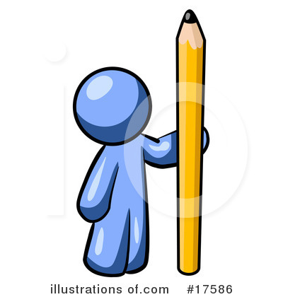 Writing Clipart #17586 by Leo Blanchette