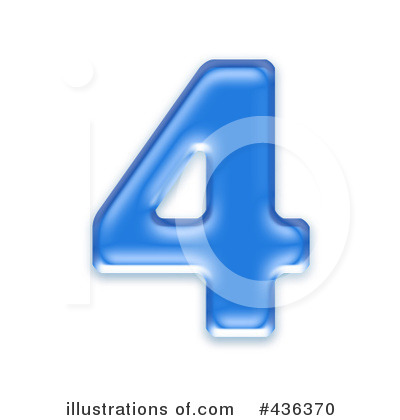 Royalty-Free (RF) Blue Number Clipart Illustration by chrisroll - Stock Sample #436370