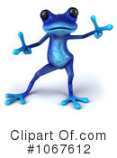 Blue Springer Frog Clipart #1067612 by Julos