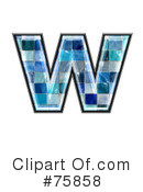 Blue Tile Symbol Clipart #75858 by chrisroll