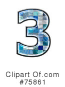Blue Tile Symbol Clipart #75861 by chrisroll