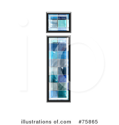 Royalty-Free (RF) Blue Tile Symbol Clipart Illustration by chrisroll - Stock Sample #75865