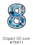 Blue Tile Symbol Clipart #75871 by chrisroll