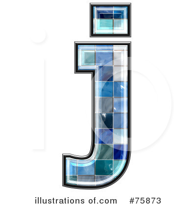 Royalty-Free (RF) Blue Tile Symbol Clipart Illustration by chrisroll - Stock Sample #75873