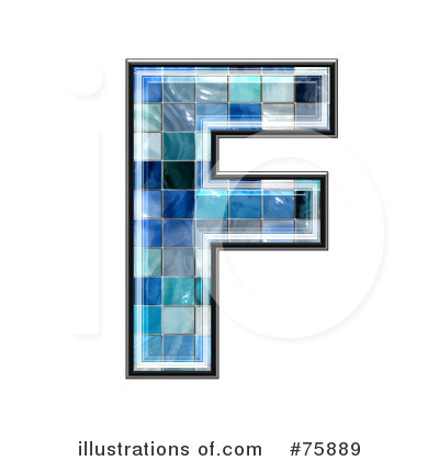 Royalty-Free (RF) Blue Tile Symbol Clipart Illustration by chrisroll - Stock Sample #75889