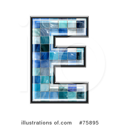 Royalty-Free (RF) Blue Tile Symbol Clipart Illustration by chrisroll - Stock Sample #75895