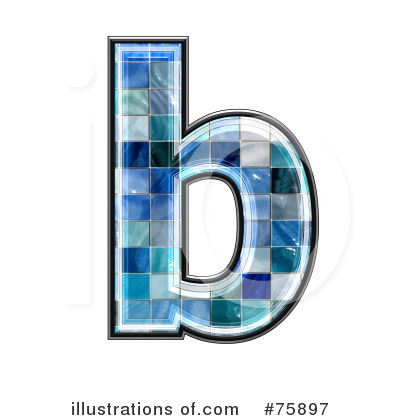 Royalty-Free (RF) Blue Tile Symbol Clipart Illustration by chrisroll - Stock Sample #75897