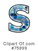 Blue Tile Symbol Clipart #75899 by chrisroll