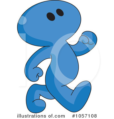 Blue Toon Guy Clipart #1057108 by yayayoyo