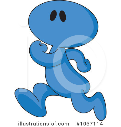 Blue Toon Guy Clipart #1057114 by yayayoyo
