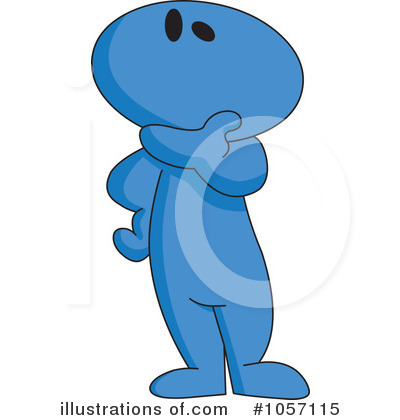 Blue Toon Guy Clipart #1057115 by yayayoyo