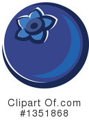 Blueberry Clipart #1351868 by Vector Tradition SM