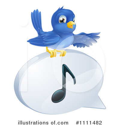 Royalty-Free (RF) Bluebird Clipart Illustration by AtStockIllustration - Stock Sample #1111482