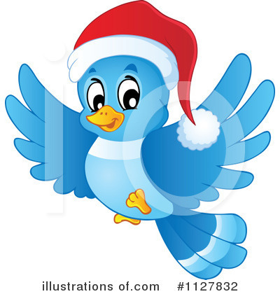 Royalty-Free (RF) Bluebird Clipart Illustration by visekart - Stock Sample #1127832