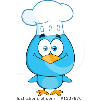 Royalty-Free (RF) Bluebird Clipart Illustration by Hit Toon - Stock Sample #1337876