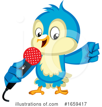 Royalty-Free (RF) Bluebird Clipart Illustration by Morphart Creations - Stock Sample #1659417