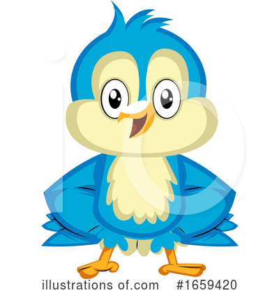 Bluebird Clipart #1659420 by Morphart Creations