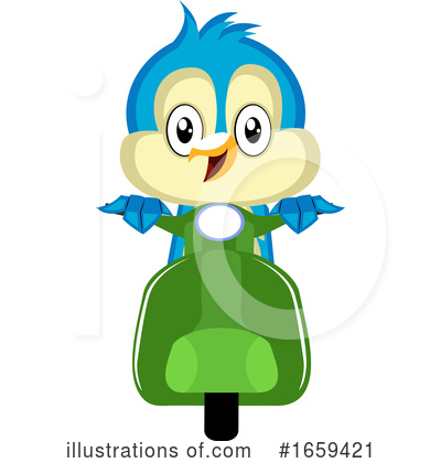 Royalty-Free (RF) Bluebird Clipart Illustration by Morphart Creations - Stock Sample #1659421