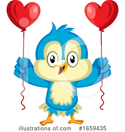 Royalty-Free (RF) Bluebird Clipart Illustration by Morphart Creations - Stock Sample #1659435