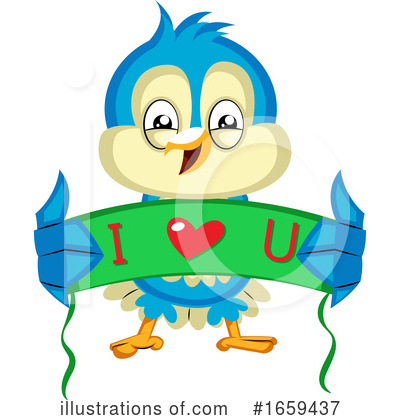 Royalty-Free (RF) Bluebird Clipart Illustration by Morphart Creations - Stock Sample #1659437
