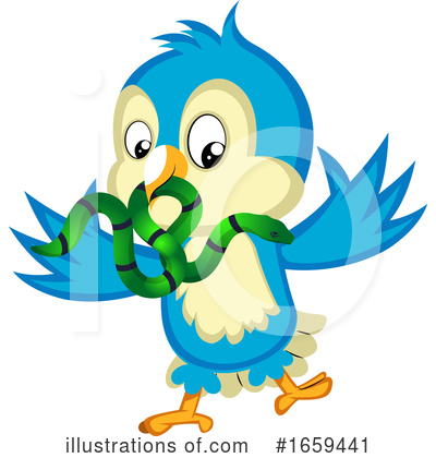 Royalty-Free (RF) Bluebird Clipart Illustration by Morphart Creations - Stock Sample #1659441
