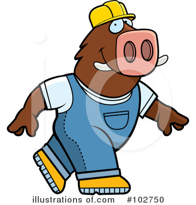 Construction Worker Clipart #102750 by Cory Thoman