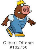 Boar Clipart #102750 by Cory Thoman